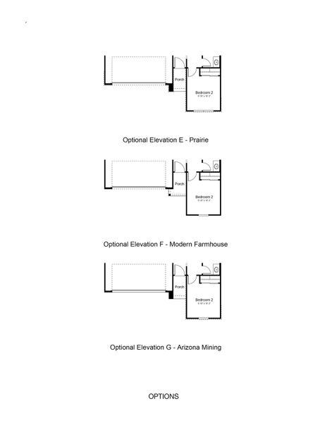 2D floor plan layout of this home in Saddleback, Peoria, AZ (Image 3).