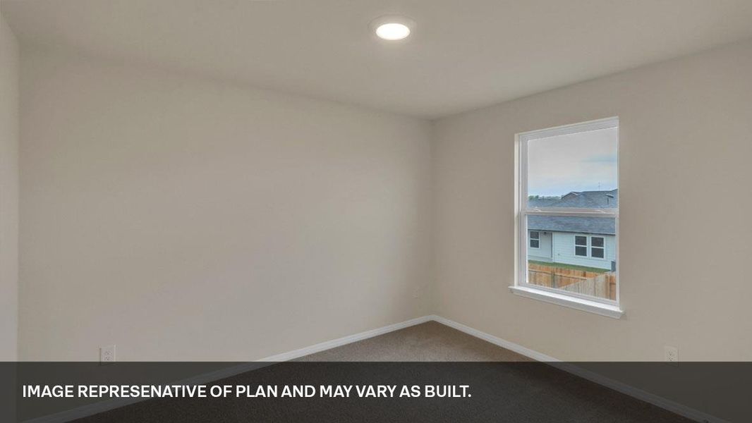 Spacious, unfurnished interior of a new home in Prairie Lakes, Buda (Image 25).