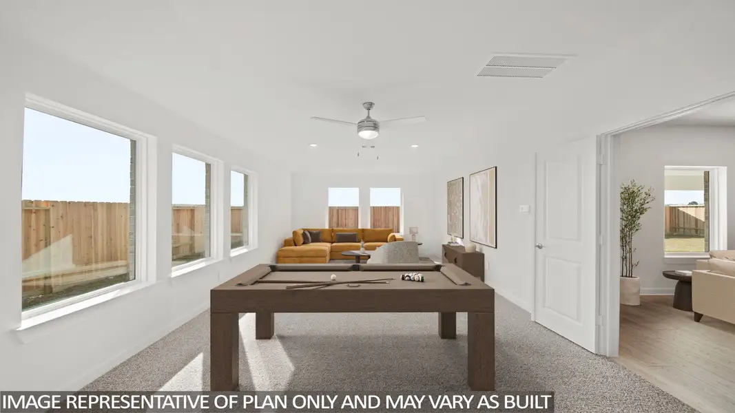 Furnished interior view inside a new home in Riverside Estates, Mont Belvieu (Image 4).