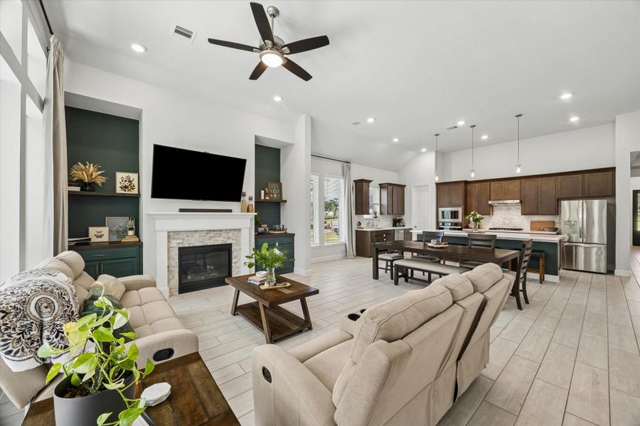 Large, inviting living area designed for comfort and everyday relaxation. Large, inviting living area designed for comfort and everyday relaxation.