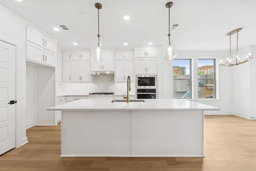 Furnished interior view inside a new home in Hillside at Las Colinas, Irving (Image 13).