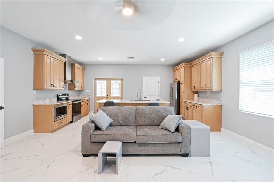Furnished interior view inside a new home in , Clearwater (Image 3).