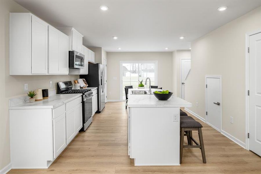 Representative furnished interior of a home built from the Tate by Ryan Homes in Colonial Village, Edenton (Image 3).