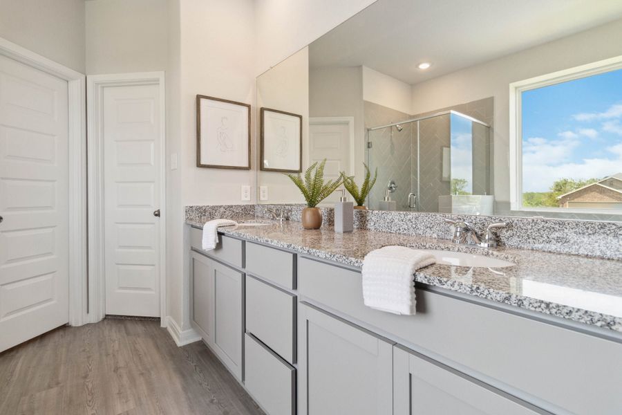 Virtually staged representation of the floor plan. Actual home features, colors, and details may vary.