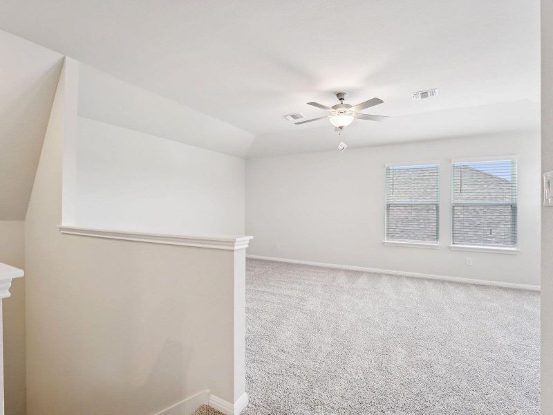 Spacious, unfurnished interior of a new home in Riverbend at Double Eagle - Boulevard Collection, Cedar Creek (Image 29). Spacious, unfurnished interior of a new home in Riverbend at Double Eagle - Boulevard Collection, Cedar Creek (Image 29).