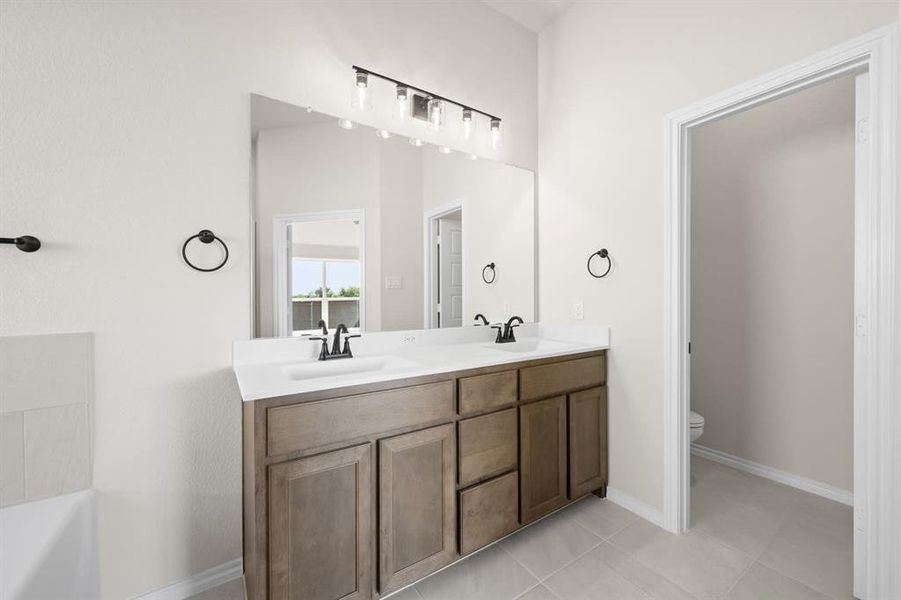 Furnished interior view inside a new home in Summer Crest, Fort Worth (Image 14).