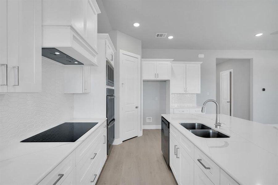 Furnished interior view inside a new home in Ten Mile Creek Estates, DeSoto (Image 6). Furnished interior view inside a new home in Ten Mile Creek Estates, DeSoto (Image 6).