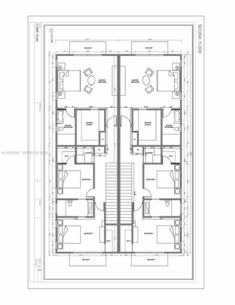 2D floor plan layout of this home in , Miramar, FL (Image 3).