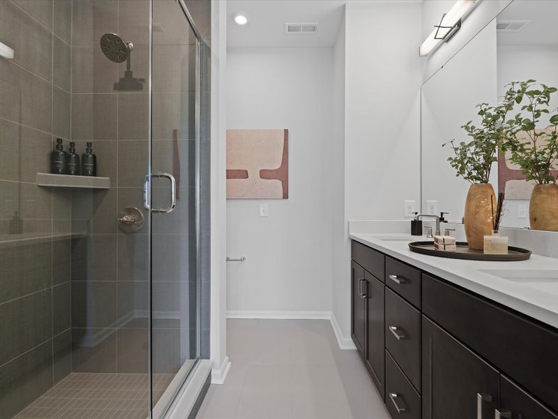 Representative furnished interior of a home built from the Merrill by Tri Pointe Homes in Southmont, Charlotte (Image 28). Representative furnished interior of a home built from the Merrill by Tri Pointe Homes in Southmont, Charlotte (Image 28).