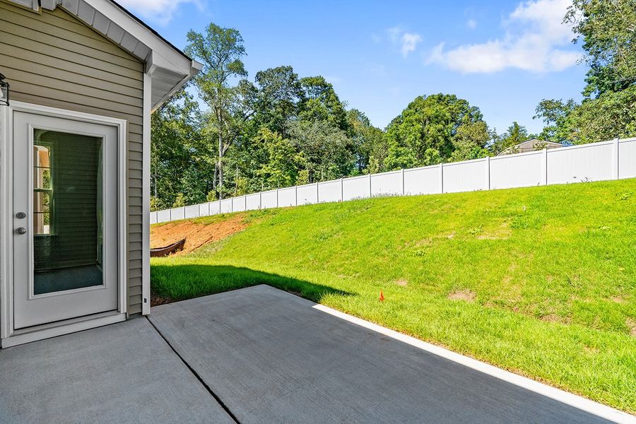 Front exterior of a new home in Hanes Lake, Winston-Salem, NC, highlighting curb appeal (Image 19).