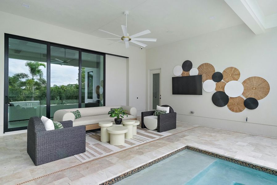 Representative furnished interior of a home built from the Keenan 58 by GHO Homes in Tesoro Club, Port St. Lucie (Image 16). Representative furnished interior of a home built from the Keenan 58 by GHO Homes in Tesoro Club, Port St. Lucie (Image 16).
