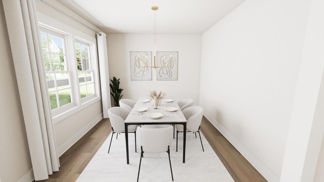 Furnished interior view inside a new home in Tupelo Junction, Mebane (Image 4).