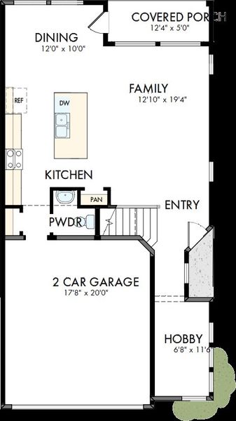 2D floor plan layout of this home in Retreat at Oak Park, Houston, TX (Image 2). 2D floor plan layout of this home in Retreat at Oak Park, Houston, TX (Image 2).