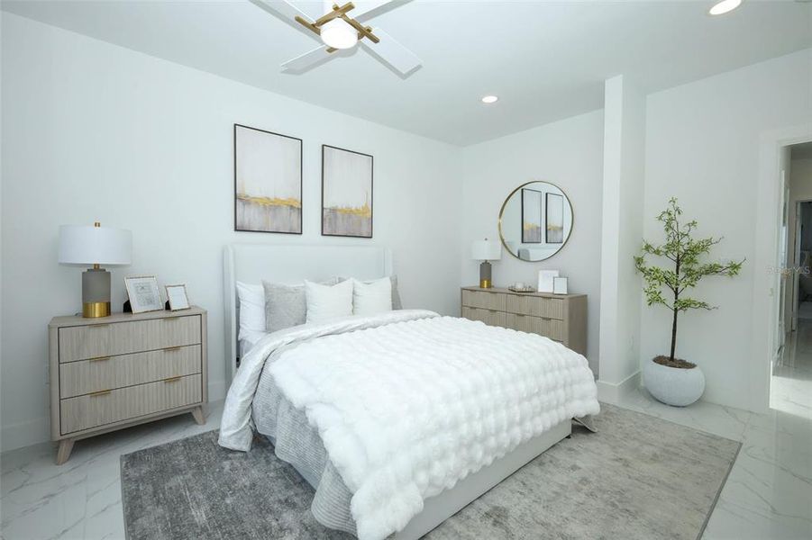 Furnished interior view inside a new home in , Ormond Beach (Image 17).
