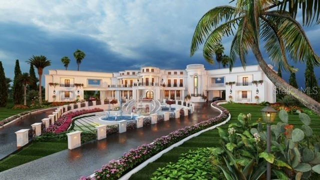 Front exterior of a new home in , Windermere, FL, highlighting curb appeal (Image 7).