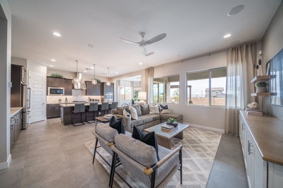 Furnished interior view inside a new home in Hawes Crossing, Mesa (Image 7).