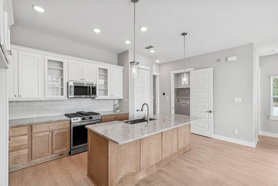 Furnished interior view inside a new home in Retreat at Oak Park, Houston (Image 4).