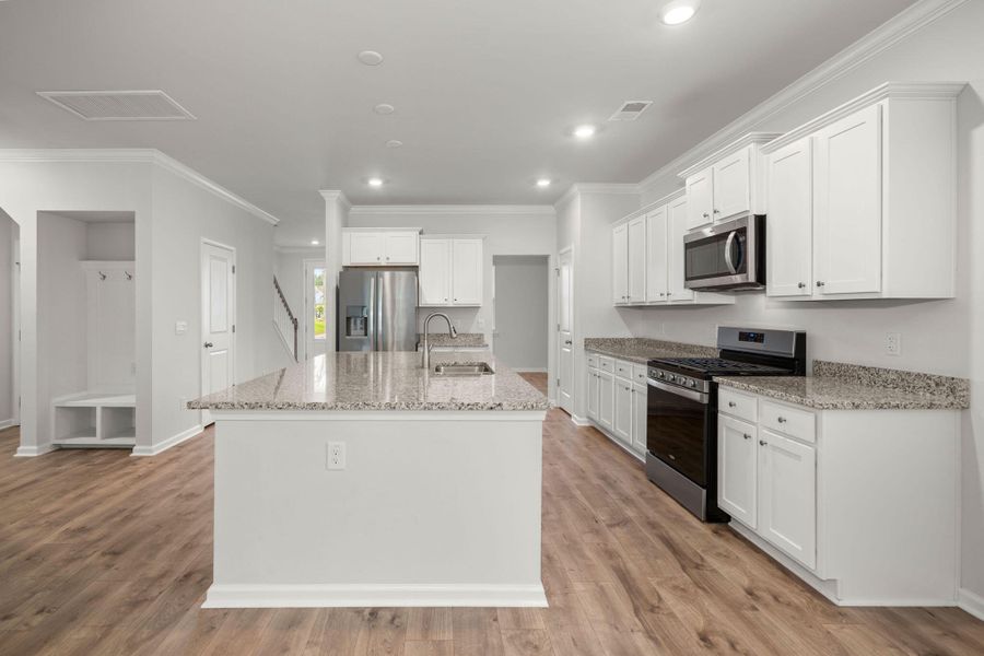 Furnished interior view inside a new home in The Ponds, Summerville (Image 11).