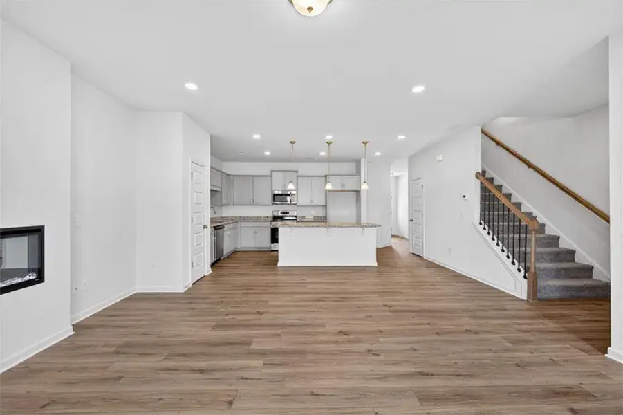 Spacious, unfurnished interior of a new home in Townes At The Stiles, Cartersville (Image 29).