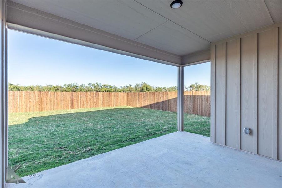 Exterior details and patio area of a home in , Abilene (Image 22).