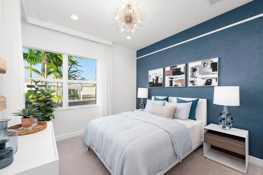 Furnished interior view inside a new home in Apex at Avenir, Palm Beach Gardens (Image 5).