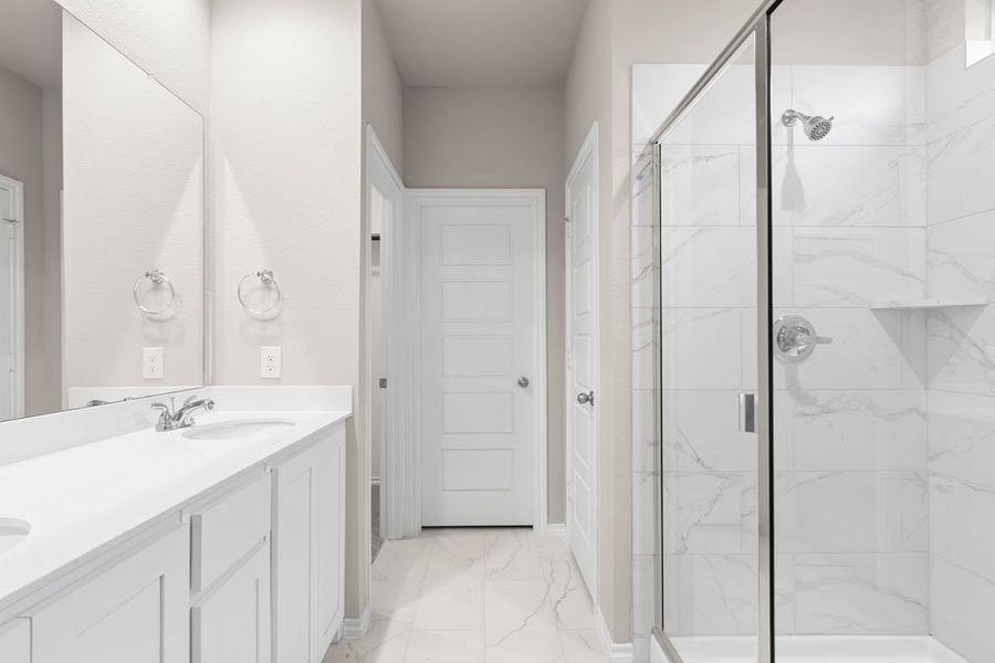 Representative exterior photo of a completed home built from the Willow by Impression Homes in Creekside Ranch, Blue Ridge, TX (Image 14).