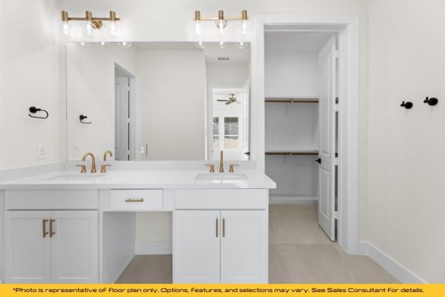 Representative furnished interior of a home built from the The Cayman by Stonefield Homes in The Highlands, Rockwall (Image 56).