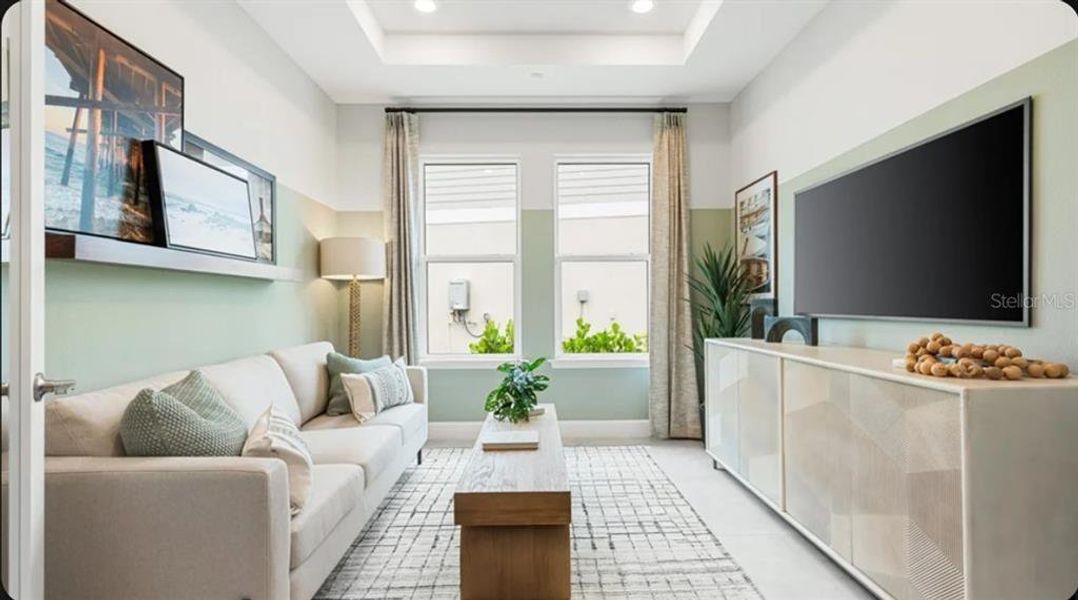 Furnished interior view inside a new home in Indigo Creek, Apollo Beach (Image 13).