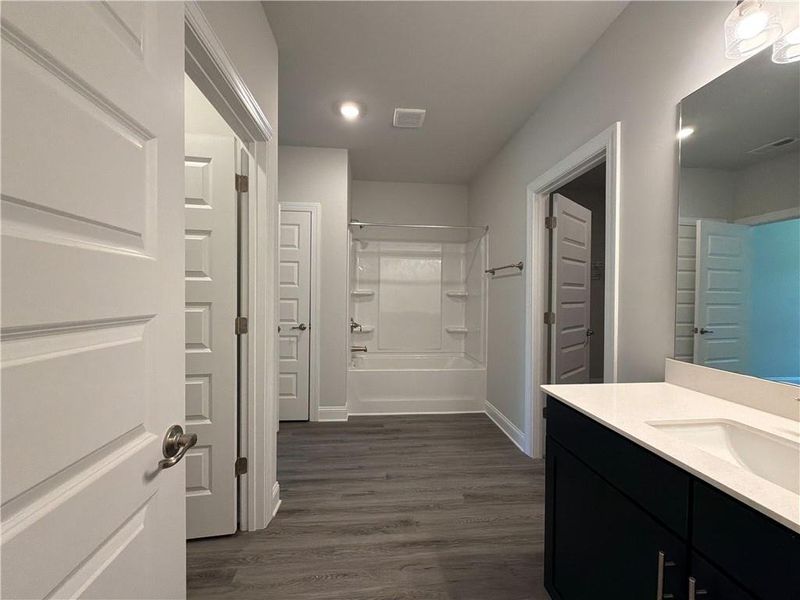 Furnished interior view inside a new home in Tuscany Hills, Douglasville (Image 10).