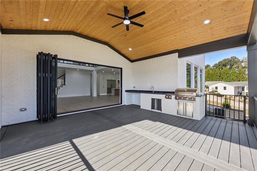 Exterior details and patio area of a home in , Buford (Image 3).