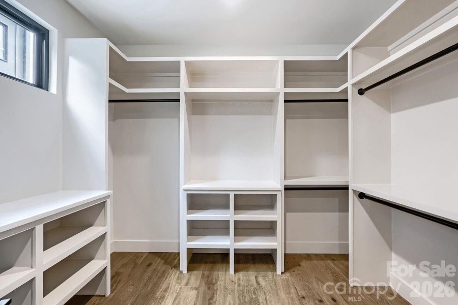 Custom Built Primary Closet