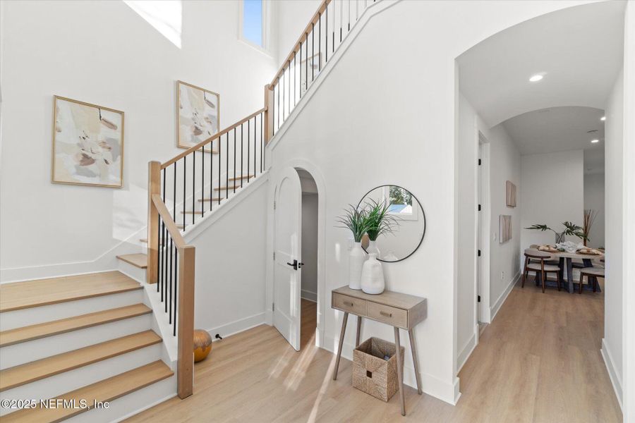 Furnished interior view inside a new home in , Jacksonville Beach (Image 3). Furnished interior view inside a new home in , Jacksonville Beach (Image 3).