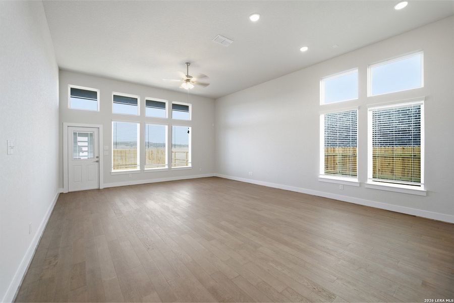 Spacious, unfurnished interior of a new home in The Woodlands at Medina Hills, Mico (Image 20).