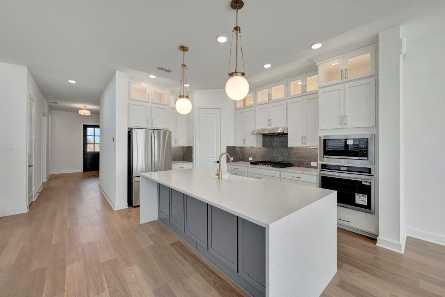 Furnished interior view inside a new home in Brookewater 55’ Homesites, Rosenberg (Image 9).