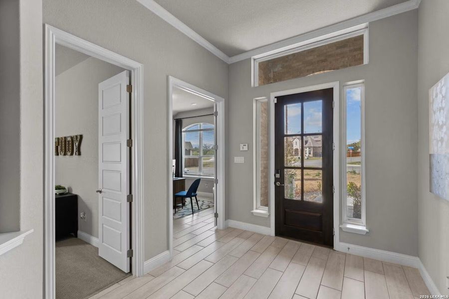 Furnished interior view inside a new home in , Castroville (Image 14). Furnished interior view inside a new home in , Castroville (Image 14).