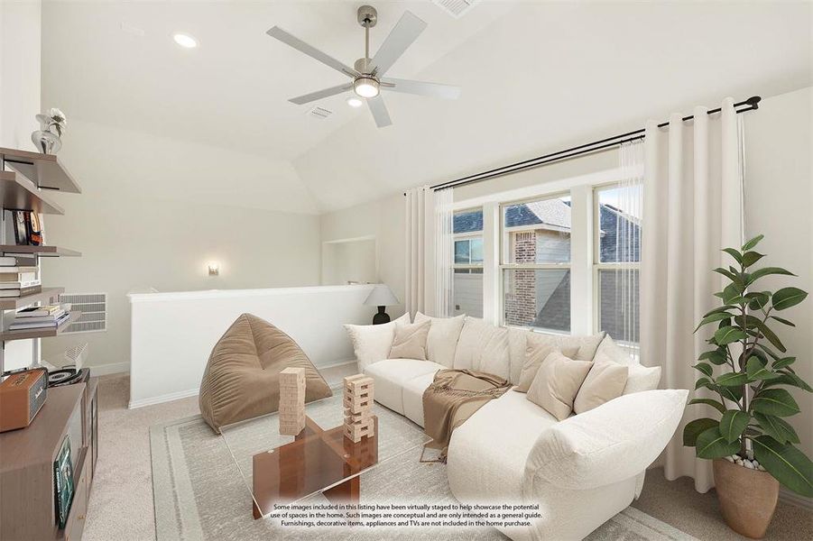 Furnished interior view inside a new home in El Dorado, Granbury (Image 17).