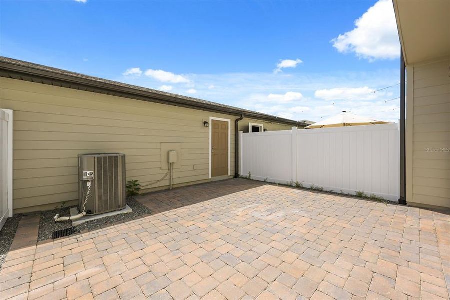 Exterior details and patio area of a home in , Winter Garden (Image 3). Exterior details and patio area of a home in , Winter Garden (Image 3).