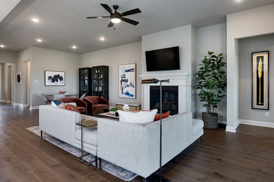 Representative furnished interior of a home built from the Driftwood by Taylor Morrison in Nolina 50s, Georgetown (Image 7).