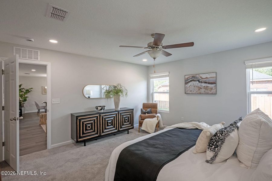 Furnished interior view inside a new home in , Jacksonville (Image 11). Furnished interior view inside a new home in , Jacksonville (Image 11).