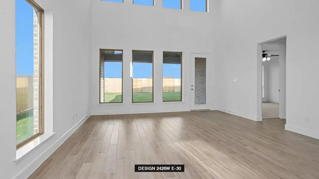 Spacious, unfurnished interior of a new home in Elyson 45', Katy (Image 9). Spacious, unfurnished interior of a new home in Elyson 45', Katy (Image 9).