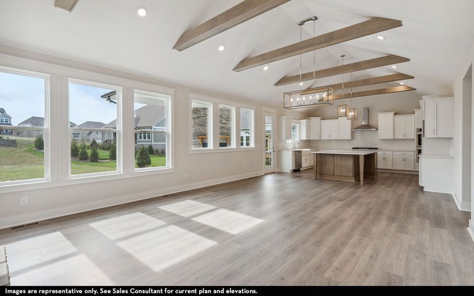 Spacious, unfurnished interior of a new home in Aden Woods, Nashville (Image 19).