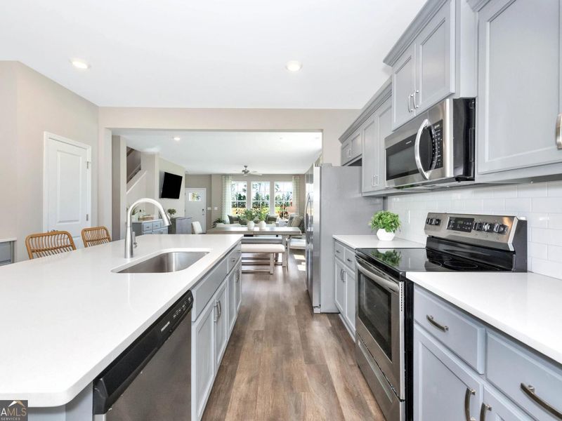 Furnished interior view inside a new home in Ivy Glen, Perry (Image 6). Furnished interior view inside a new home in Ivy Glen, Perry (Image 6).