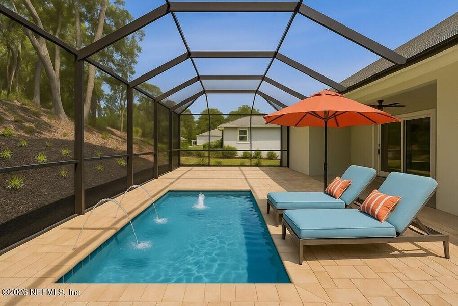 Exterior details and patio area of a home in , Fernandina Beach (Image 31). Exterior details and patio area of a home in , Fernandina Beach (Image 31).