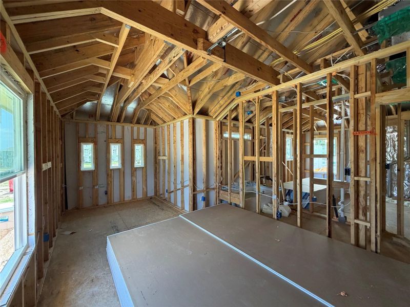 In-progress construction of a new home in Cannon Ranch, Dripping Springs, TX (Image 19).