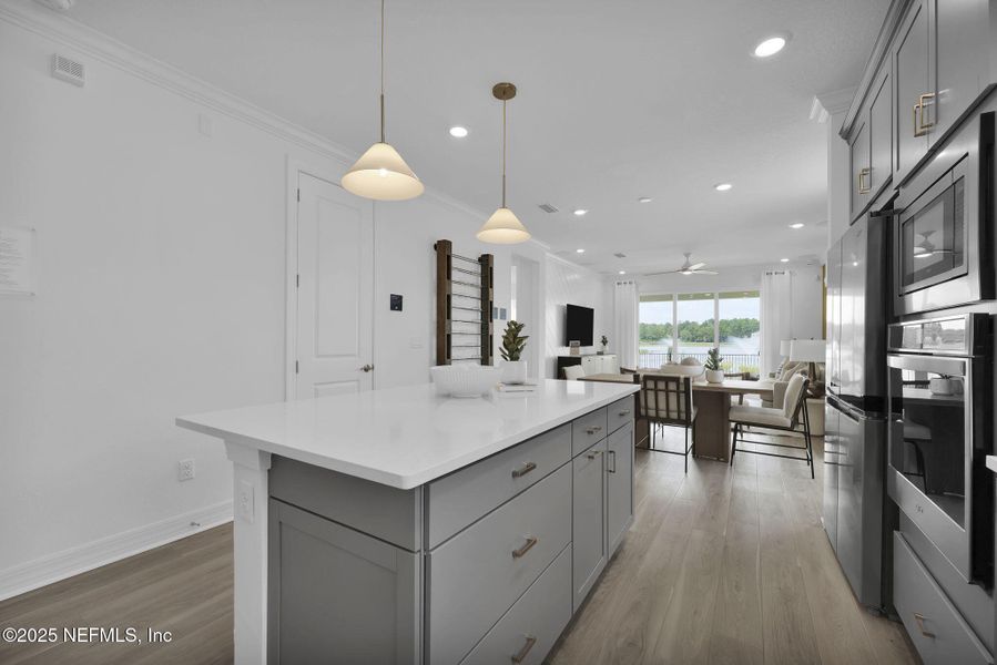 Furnished interior view inside a new home in , Yulee (Image 18).