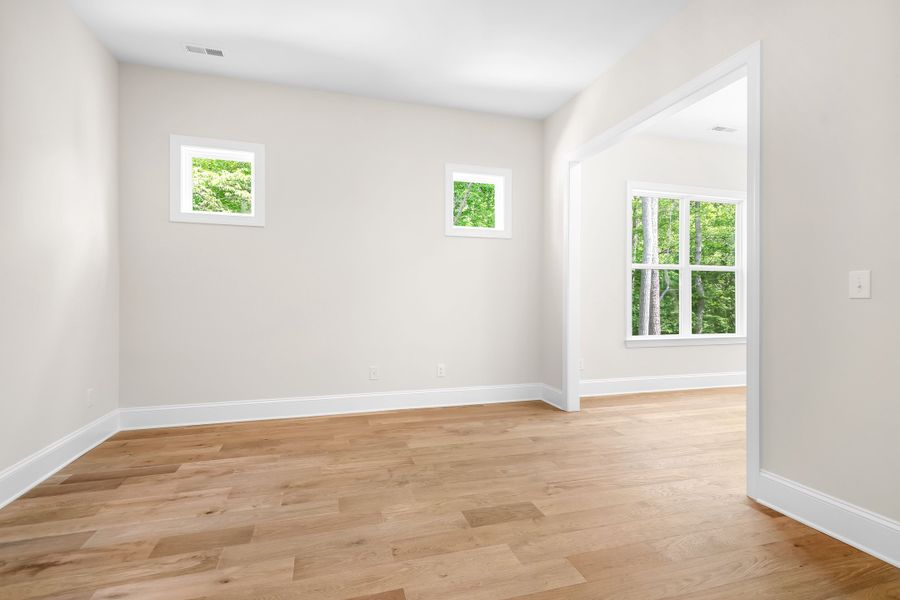 Representative unfurnished interior of a home built from the Davidson by Greybrook Homes in Shepherds Trace, Clover (Image 19). Representative unfurnished interior of a home built from the Davidson by Greybrook Homes in Shepherds Trace, Clover (Image 19).