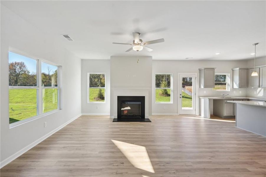 Spacious, unfurnished interior of a new home in Neely Farm, Covington (Image 33). Spacious, unfurnished interior of a new home in Neely Farm, Covington (Image 33).