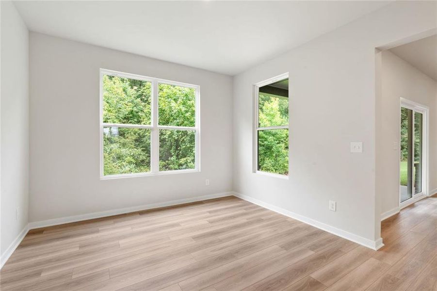 Spacious, unfurnished interior of a new home in Windsong Estates, McDonough (Image 22). Spacious, unfurnished interior of a new home in Windsong Estates, McDonough (Image 22).