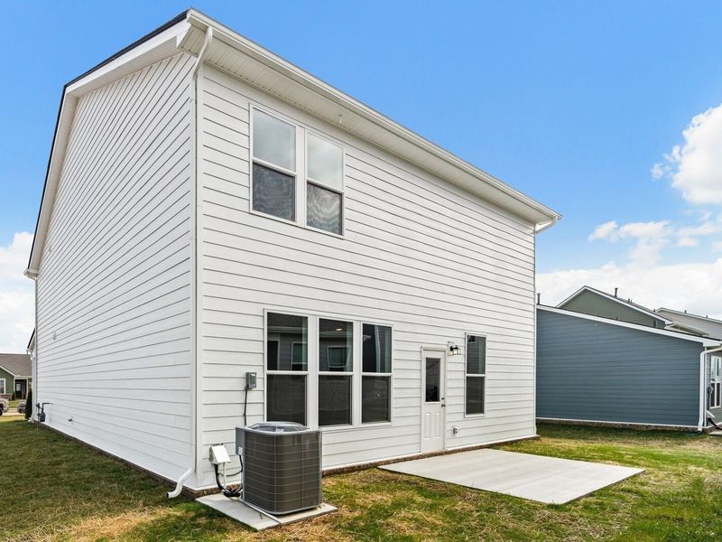 Exterior details and patio area of a home in Sage Farms, White House (Image 21).