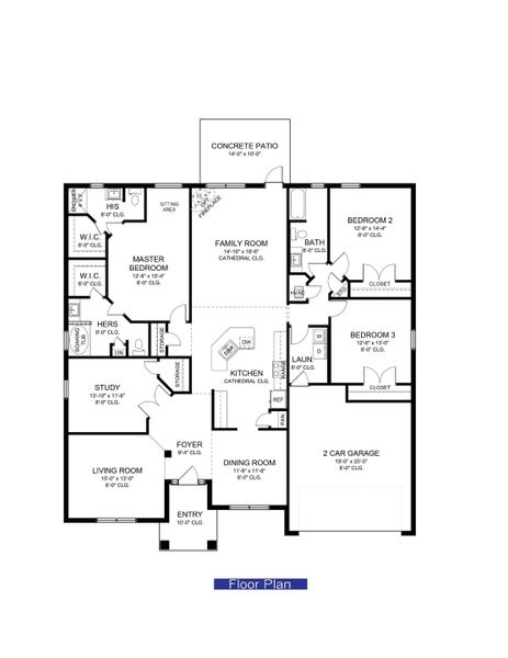 2D floor plan layout of this home in Palm Bay, Palm Bay, FL (Image 4). 2D floor plan layout of this home in Palm Bay, Palm Bay, FL (Image 4).
